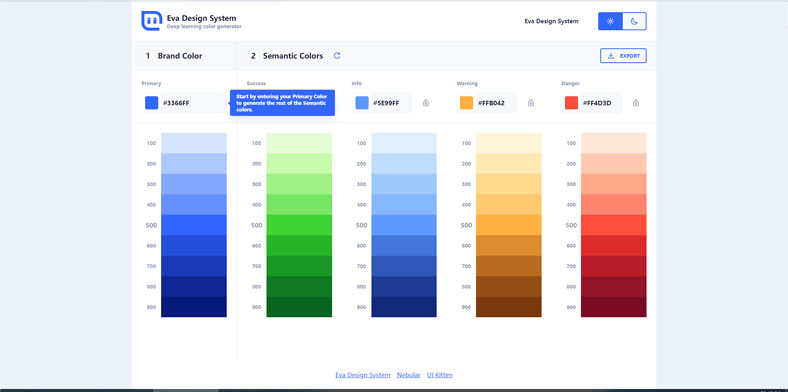 Eva Design System-设计师必备必收藏的常用配色网站推荐